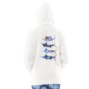 Ladies Wild Flowers Fleece Hoodie