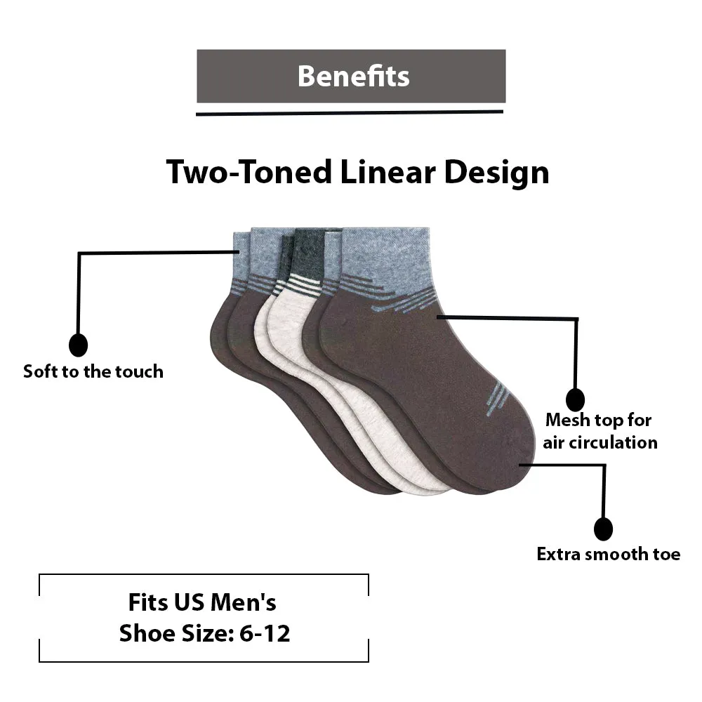 Low Cut Mesh Top Performance Bamboo Socks 3 Pair Pack