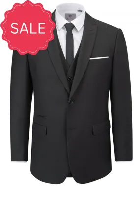 Madrid Black Male Fit Suit Jacket
