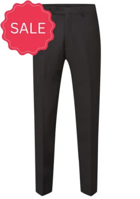 Madrid Black Male Fit Suit Trouser