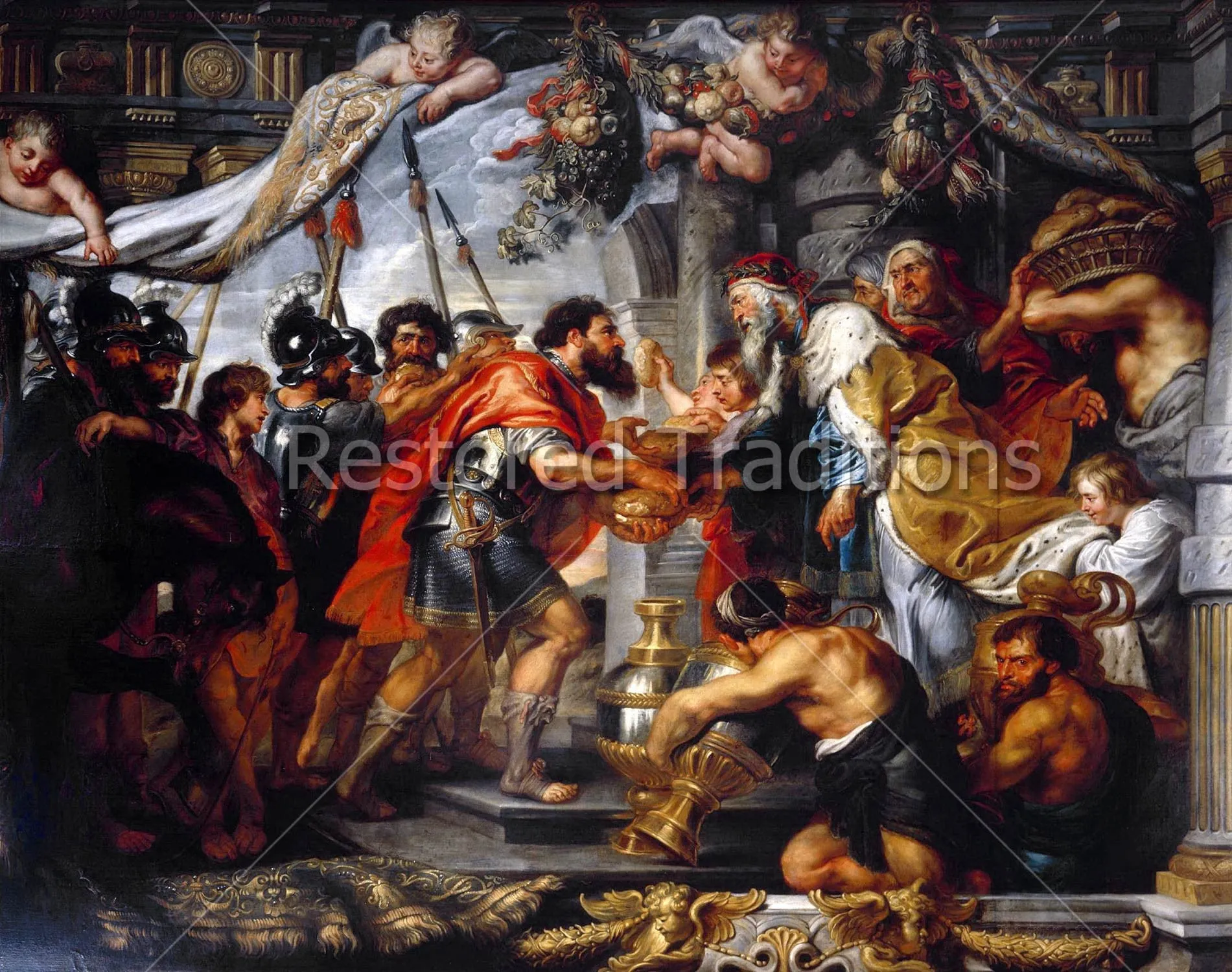 Meeting of Abraham and Melchizedek - Rubens