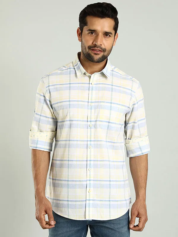 Men Checked Full Sleeve Cotton Shirt
