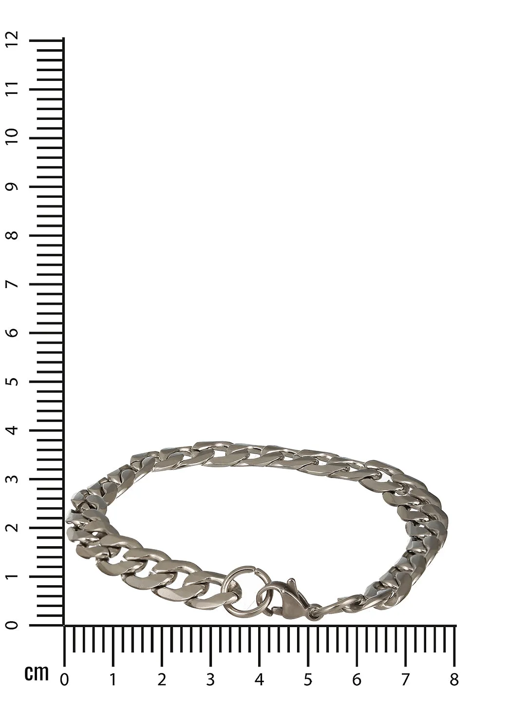 Men Silver-Plated Link Bracelet