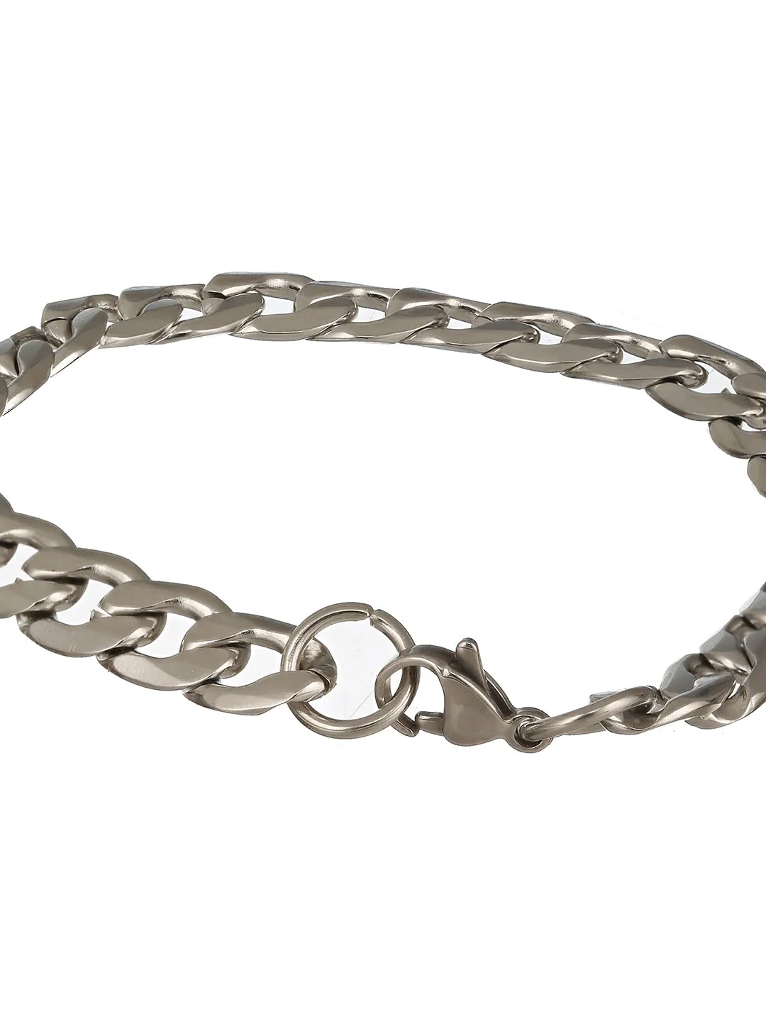 Men Silver-Plated Link Bracelet