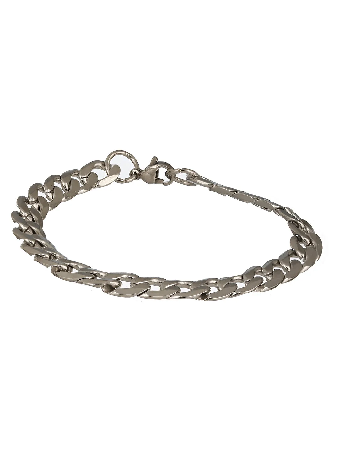 Men Silver-Plated Link Bracelet