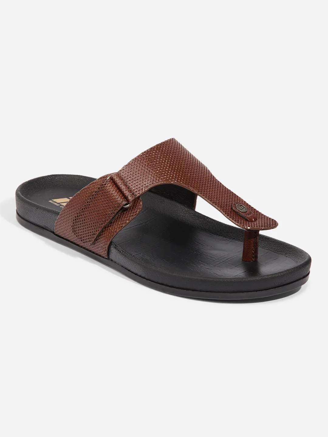 Men Tan Sandal / Slipper (ID4227)