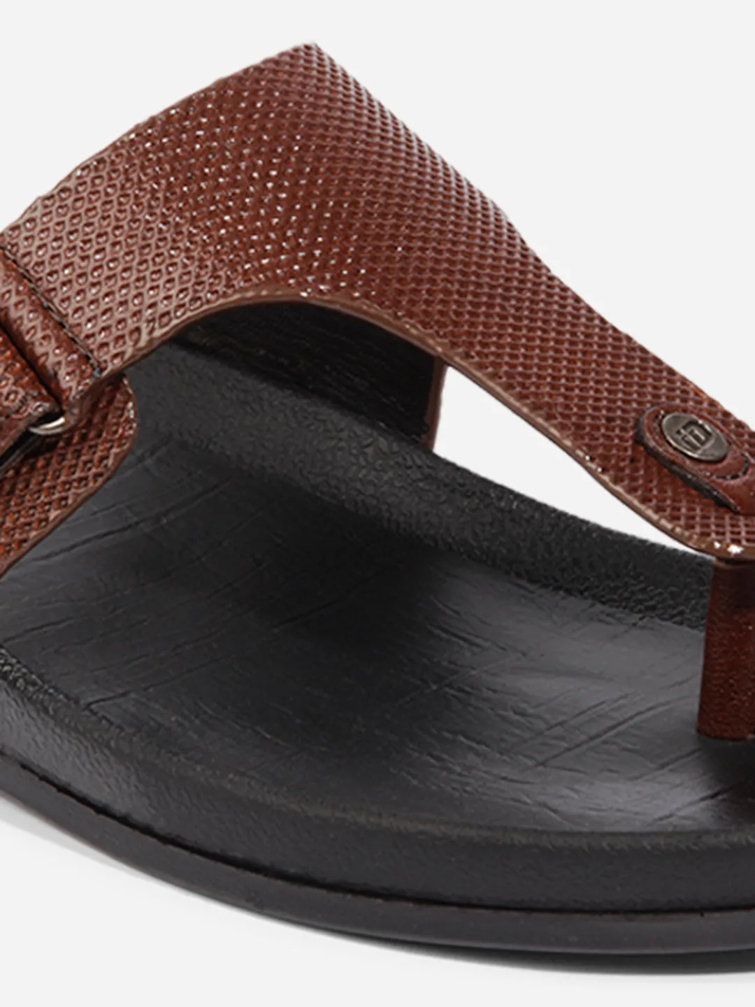 Men Tan Sandal / Slipper (ID4227)