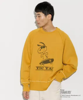 【MEN】PEANUTSオーバーダイスウェット TIC TAC