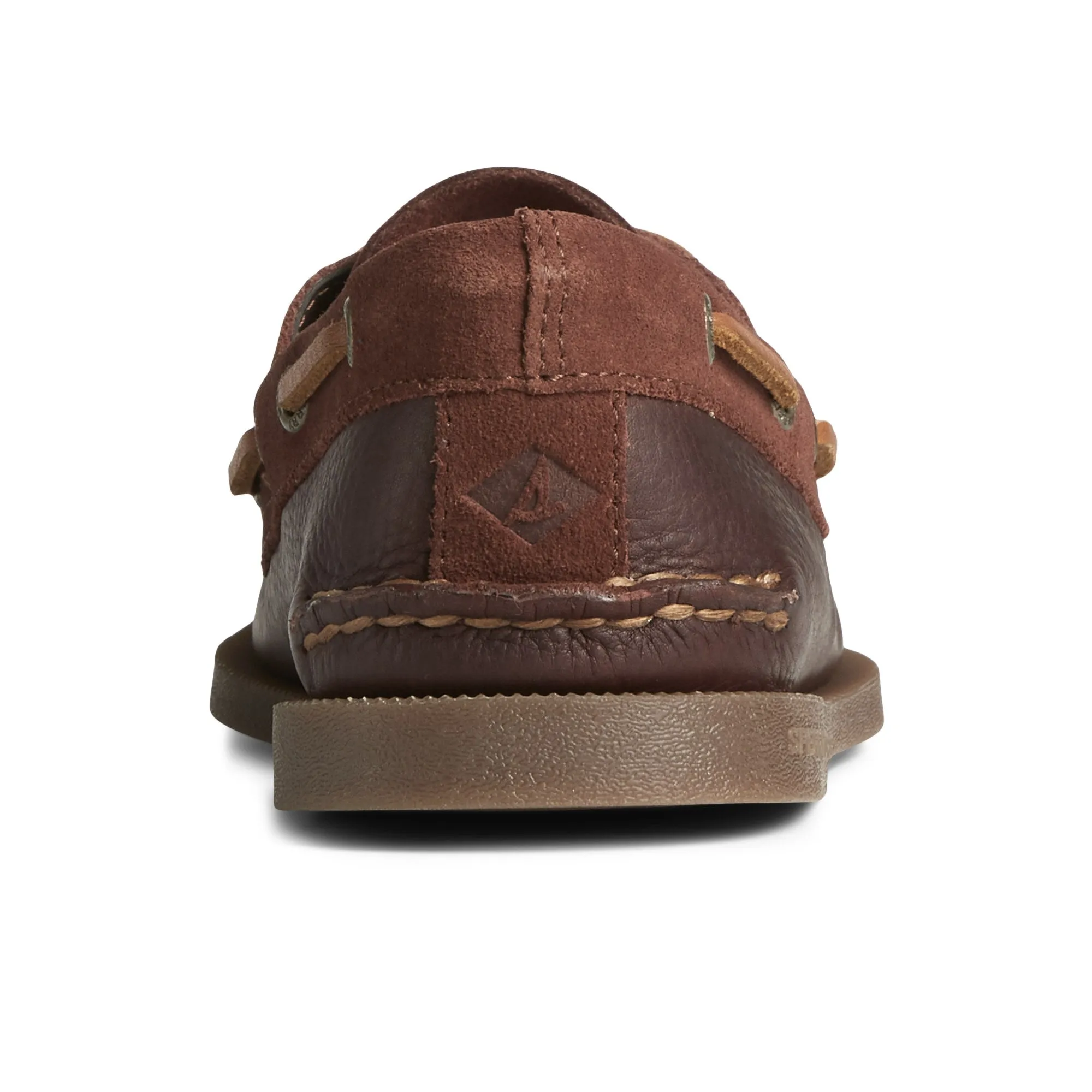 Men's Authentic Original Tumbled/Suede Boat Shoe - Brown (STS24531)