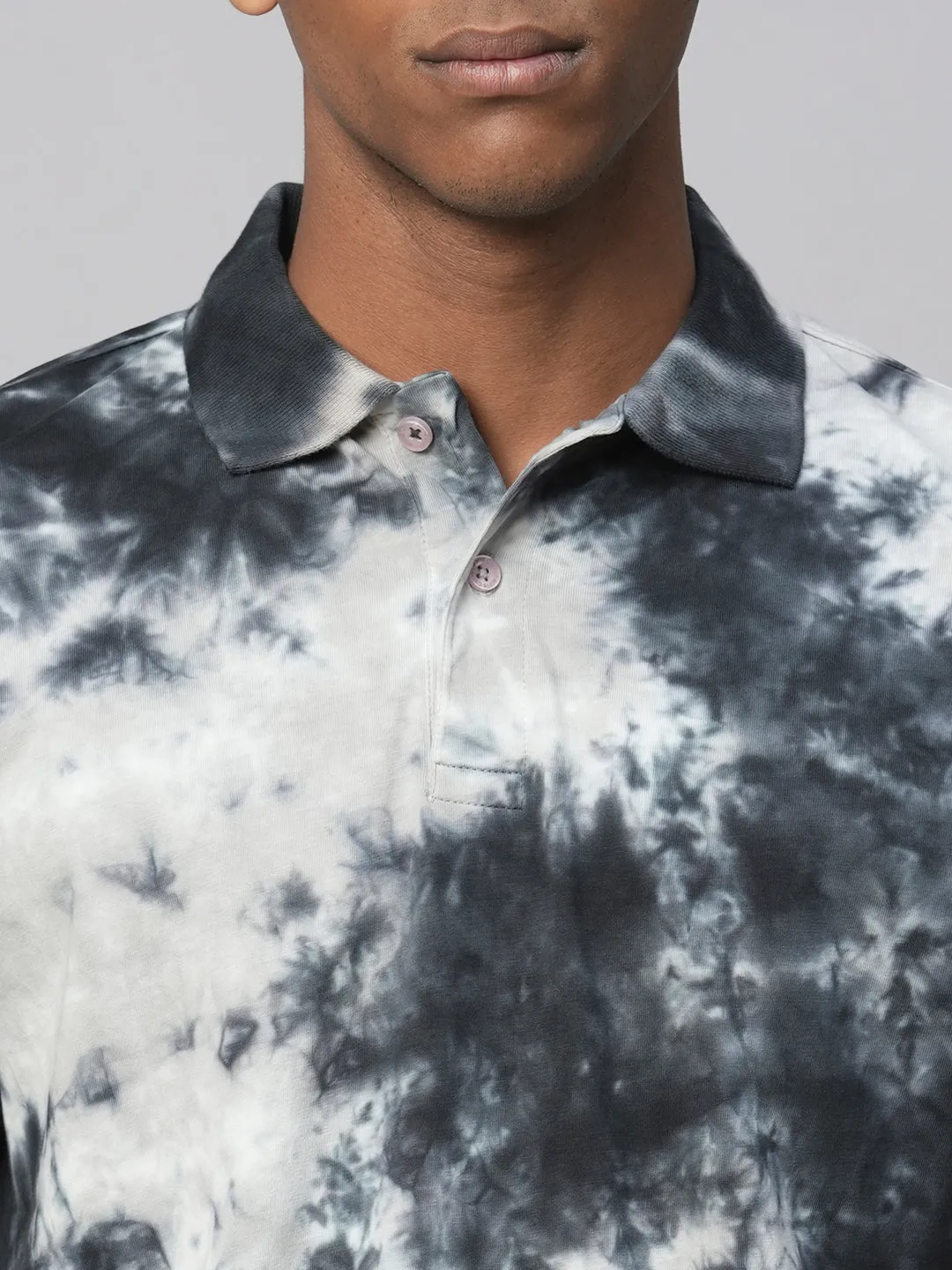 Men's Black Cotton Regular Fit TShirt
