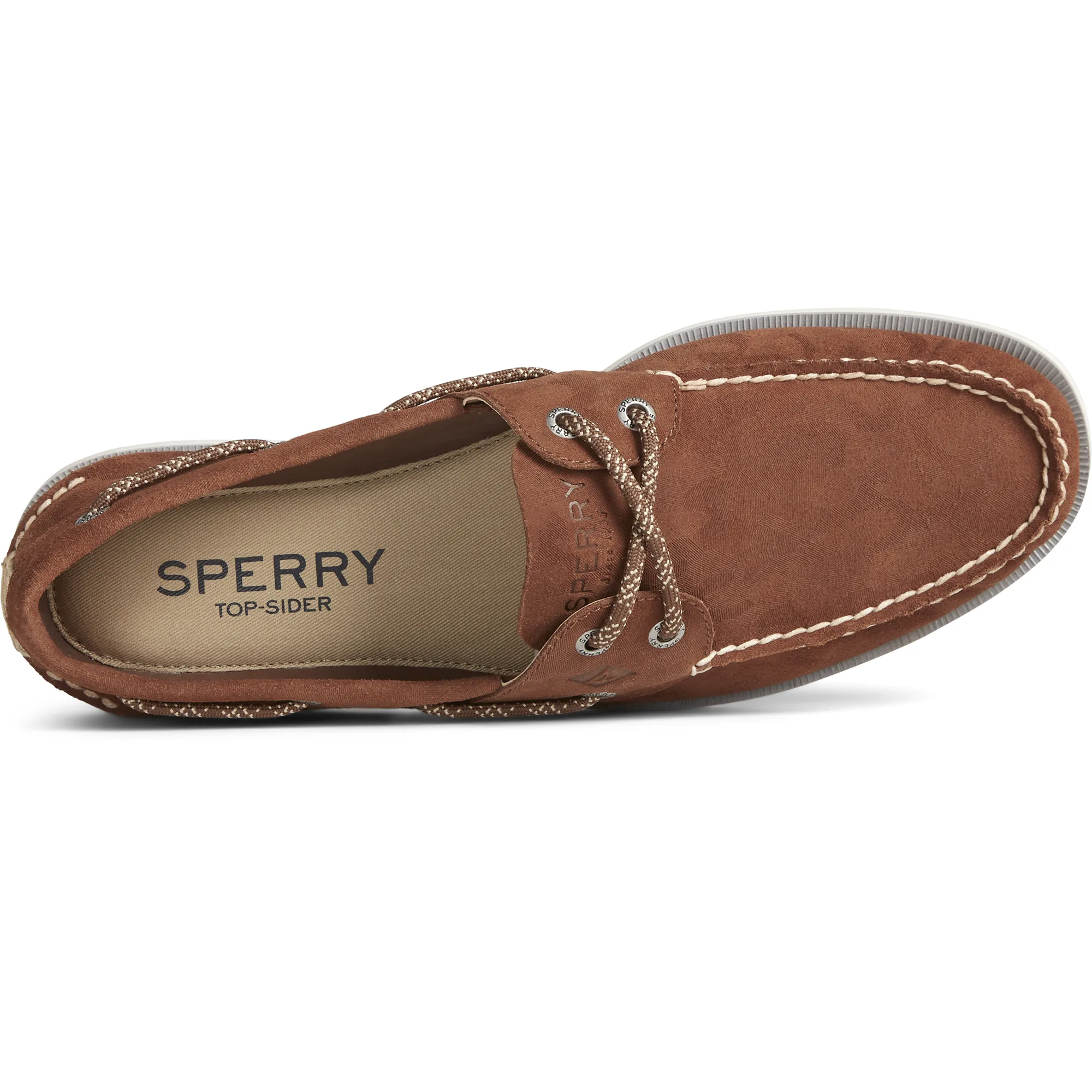 Men's Leeward 2-Eye Tech Camo Boat Shoe - Brown (STS24435)