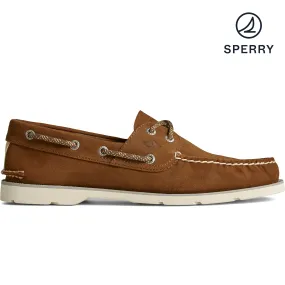 Men's Leeward 2-Eye Tech Camo Boat Shoe - Brown (STS24435)