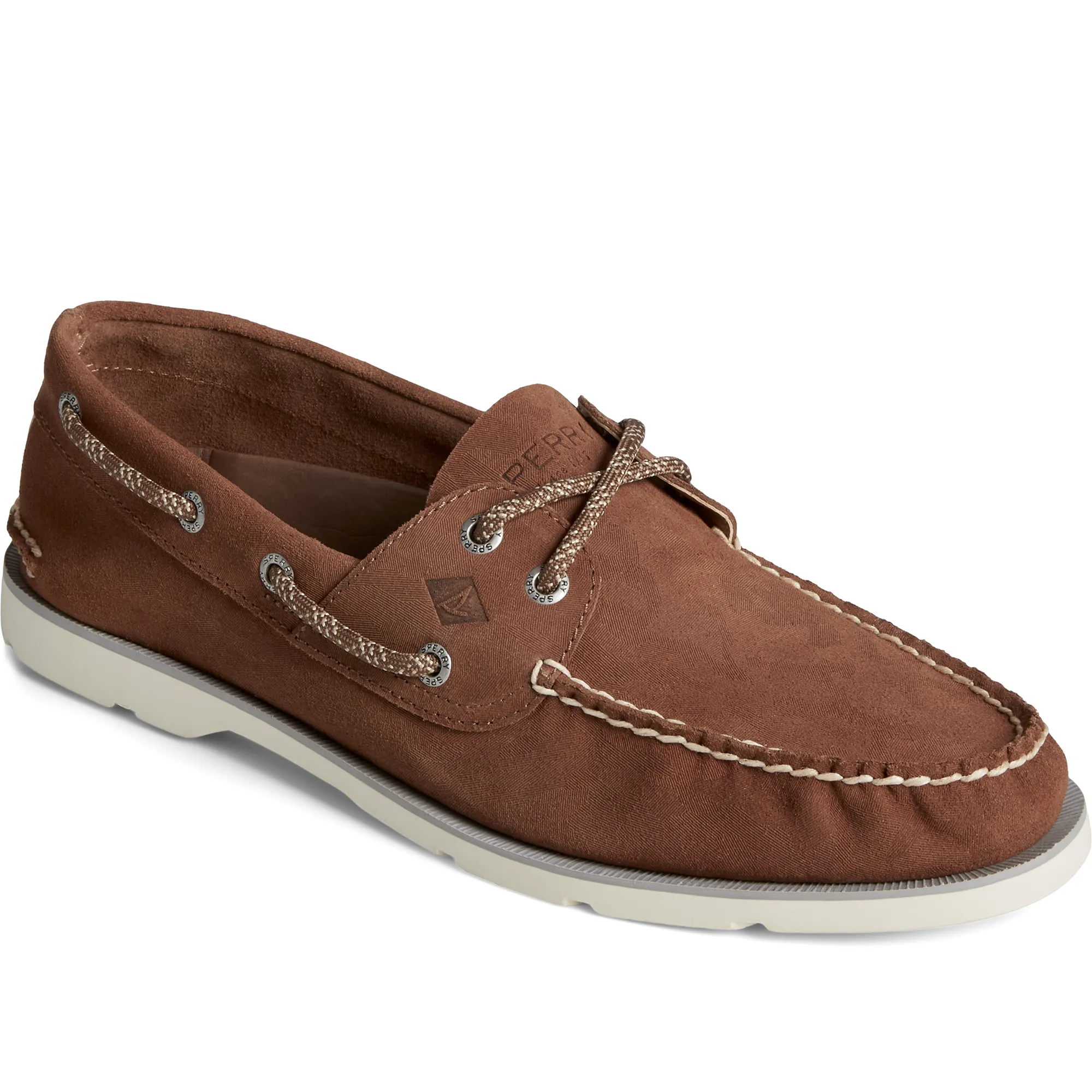 Men's Leeward 2-Eye Tech Camo Boat Shoe - Brown (STS24435)
