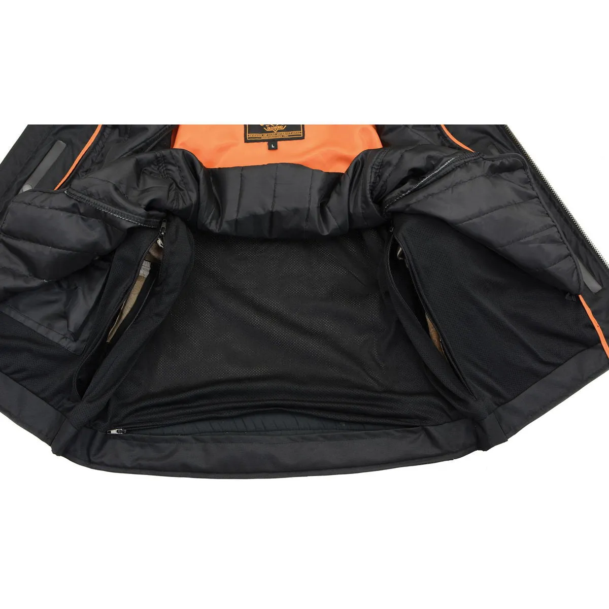 Milwaukee Leather MLM1509 Men's Distressed Brown 2 in 1 Leather Jacket with Zip-Off Sleeves