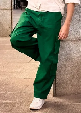 Parachute Pants For Men - Pista Green