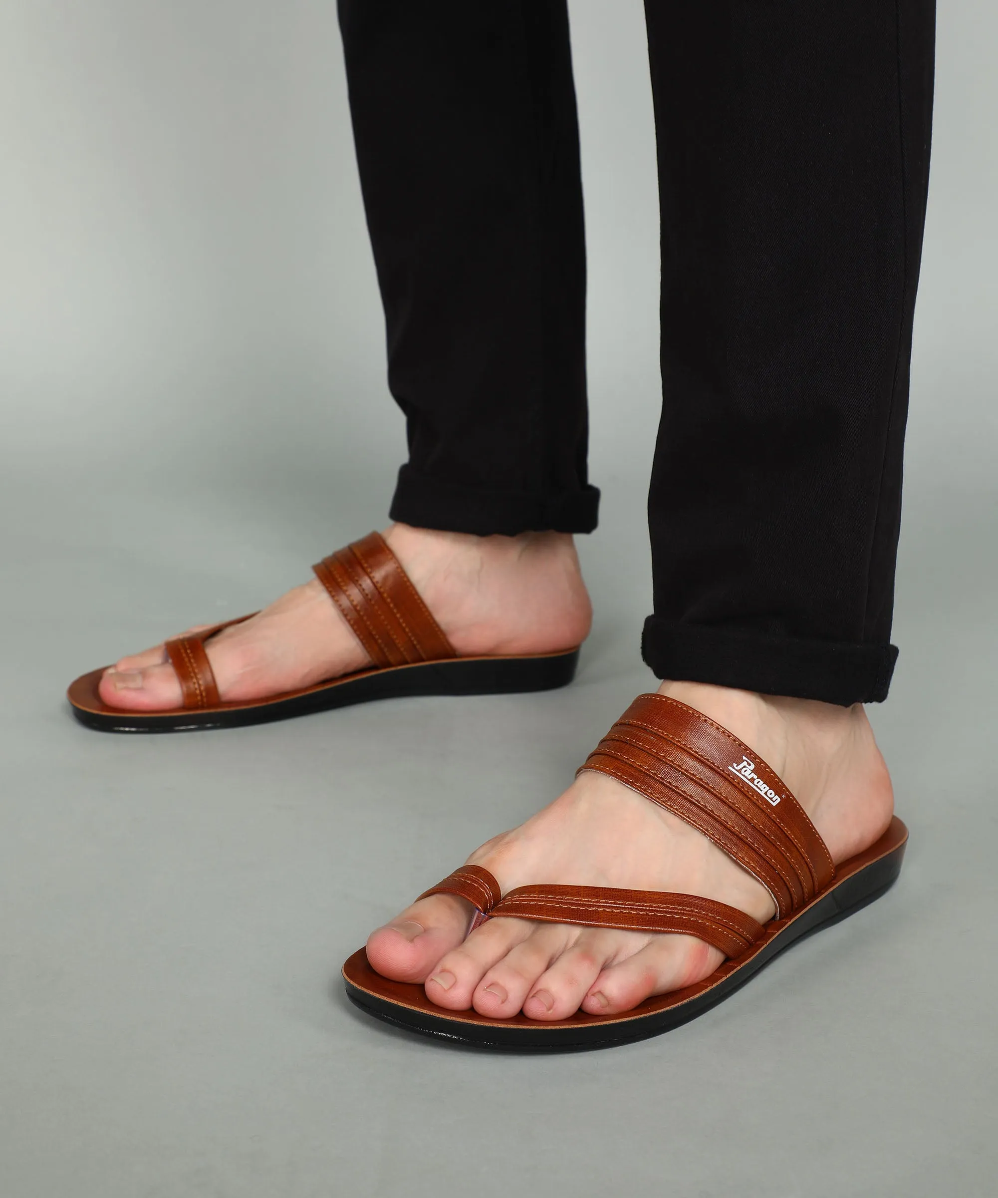 Paragon Men's Casual Slip-on Sandals for Men with Comfortable Sole