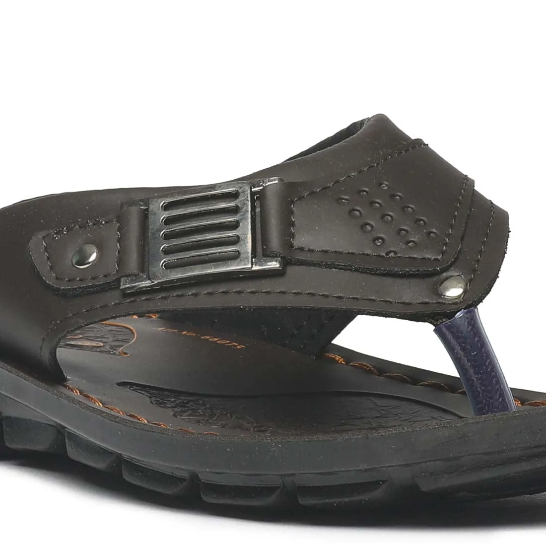 Paragon PU66075G Mens Stylish Lightweight Flip-Flops | Comfortable Anti-Skid Soles | Trendy Casual Slippers for Indoor & Outdoor Use