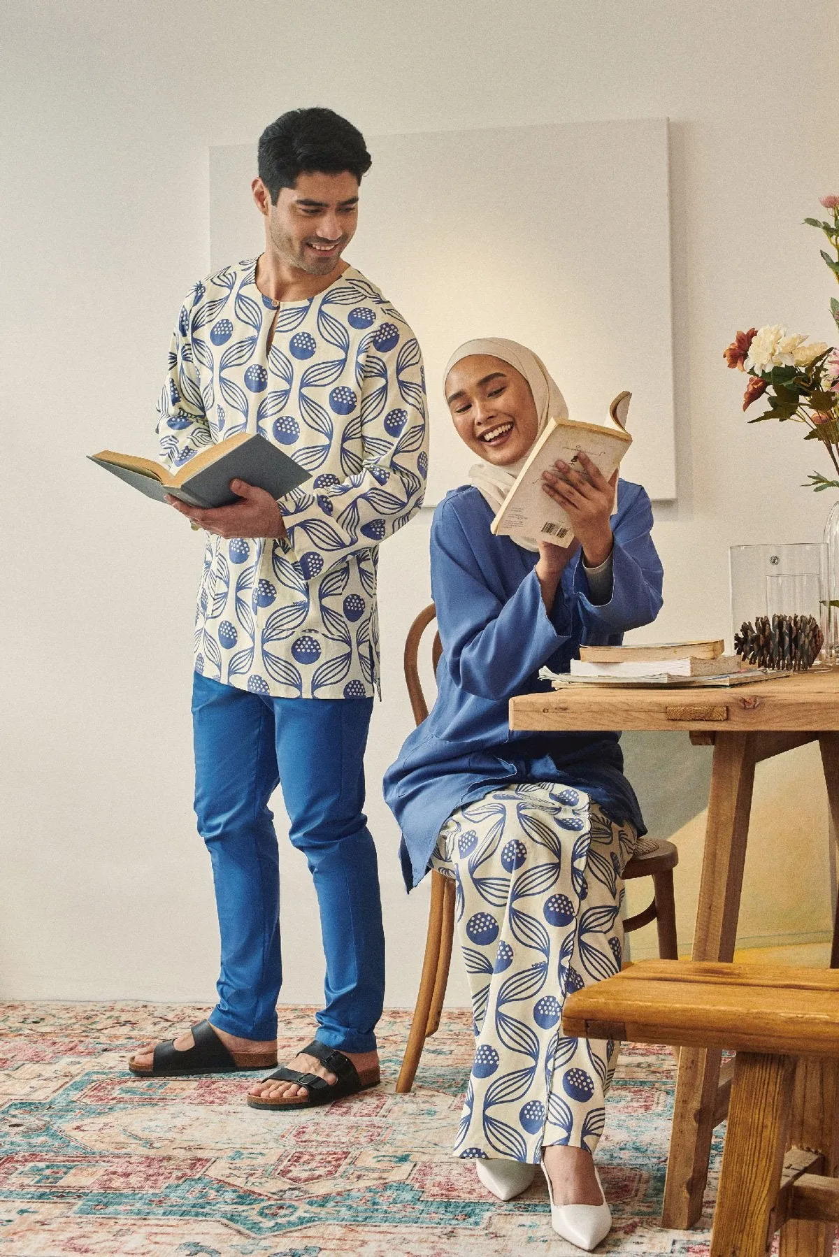 Rasa Sayang Men Kurta - Delima