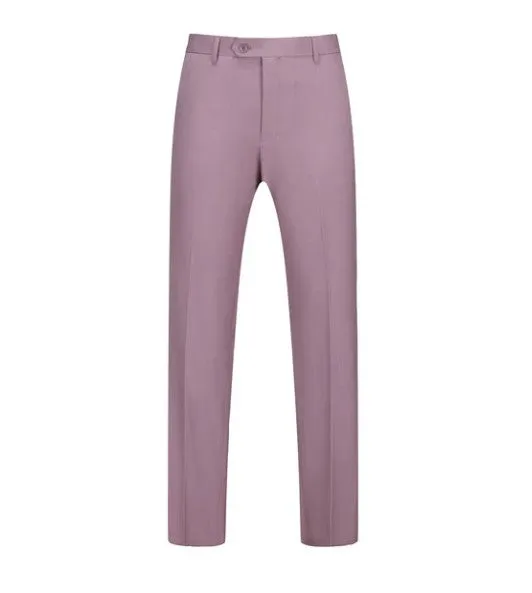 Skinny Fit Performance Stretch Three-Piece Suit - Lilac