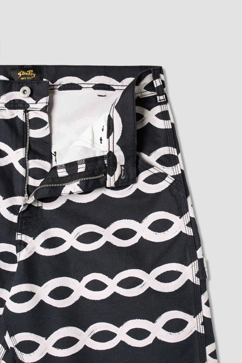 Stan Ray Painter Short Black Wave