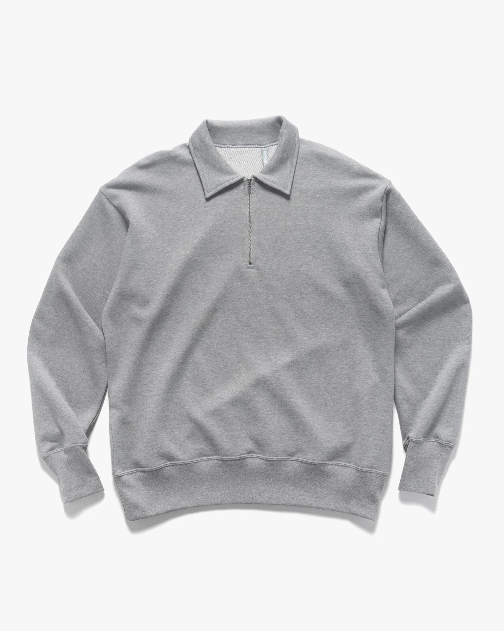 Suvin Sweat Halfzip Pullover Feather Grey