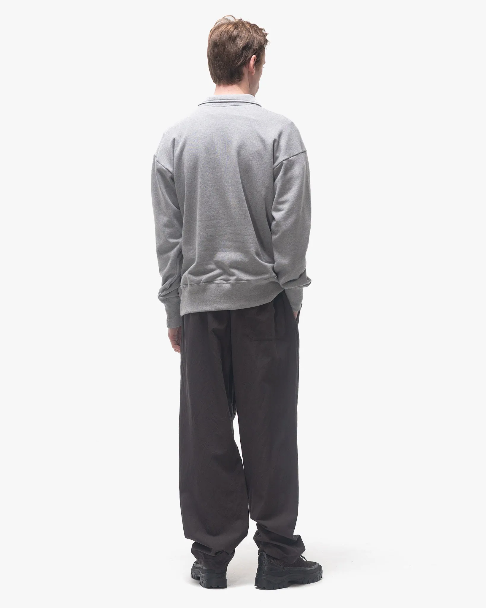 Suvin Sweat Halfzip Pullover Feather Grey