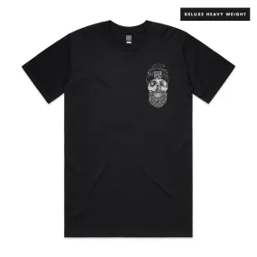 THE OLD JACK - BLACK POCKET T-SHIRT - DELUXE HEAVY