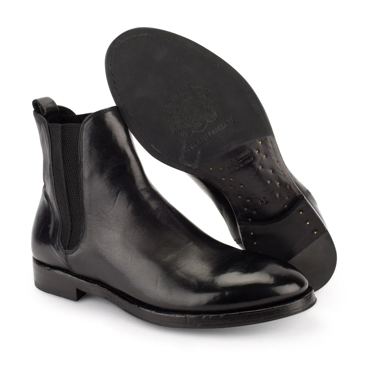 Ulisse 42048 - Premium Horse Leather Chelsea Boots