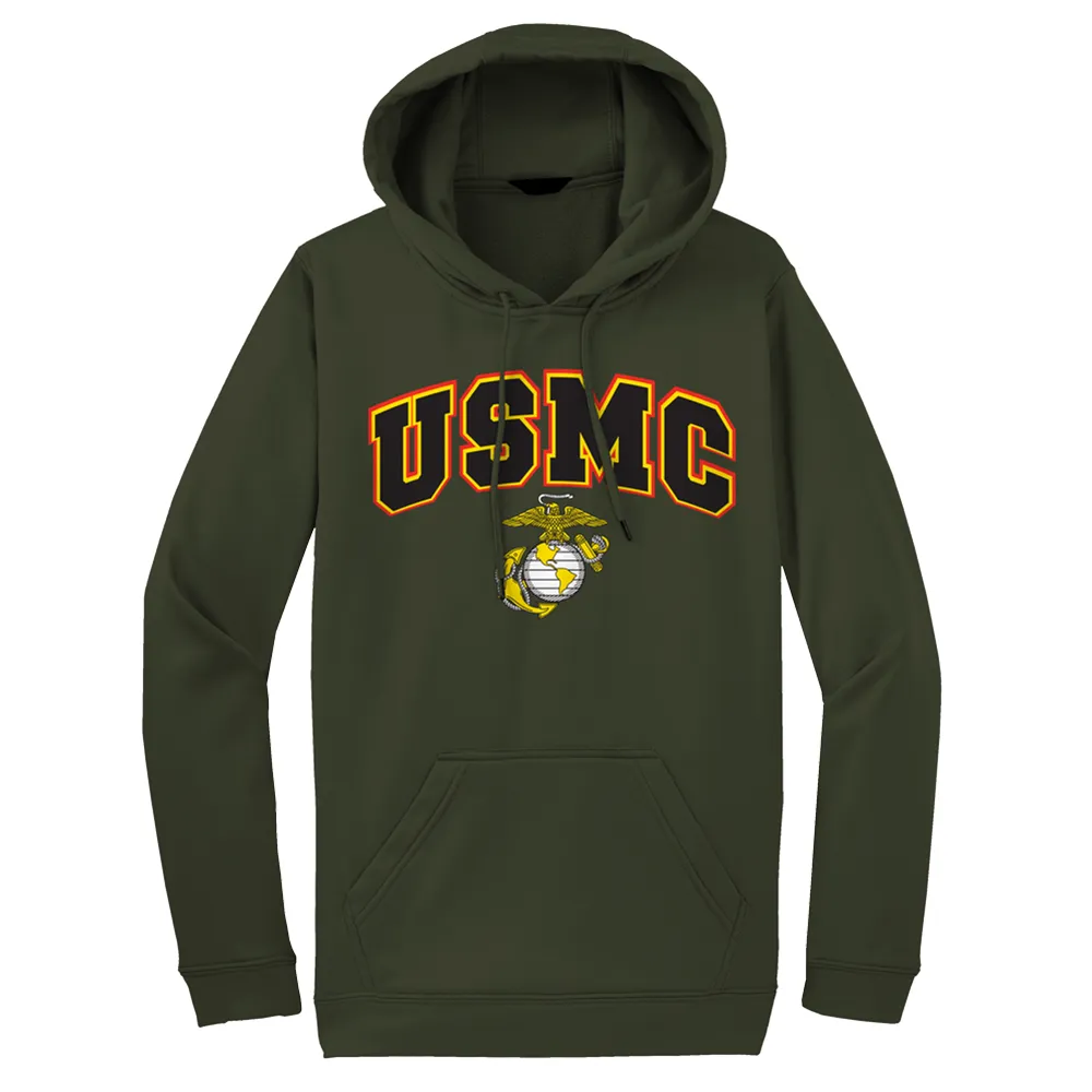 USMC Above EGA Hoodie-Military Green