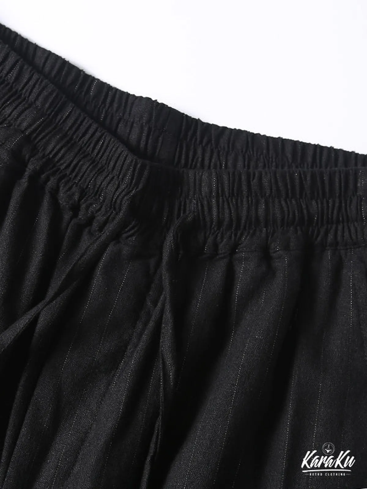 Wabash Stripe Cotton Linen Blend Pants