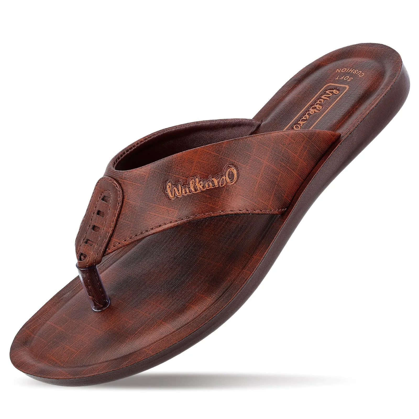 Walkaroo Men Sandals  - WG5060 Brown
