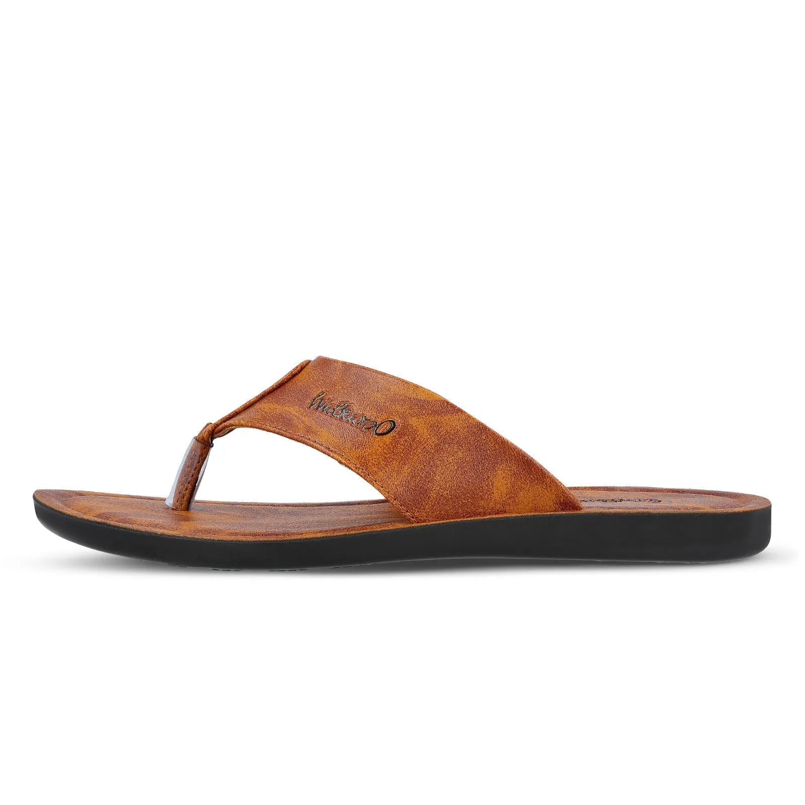 Walkaroo Men Sandals  - WG5060 Tan