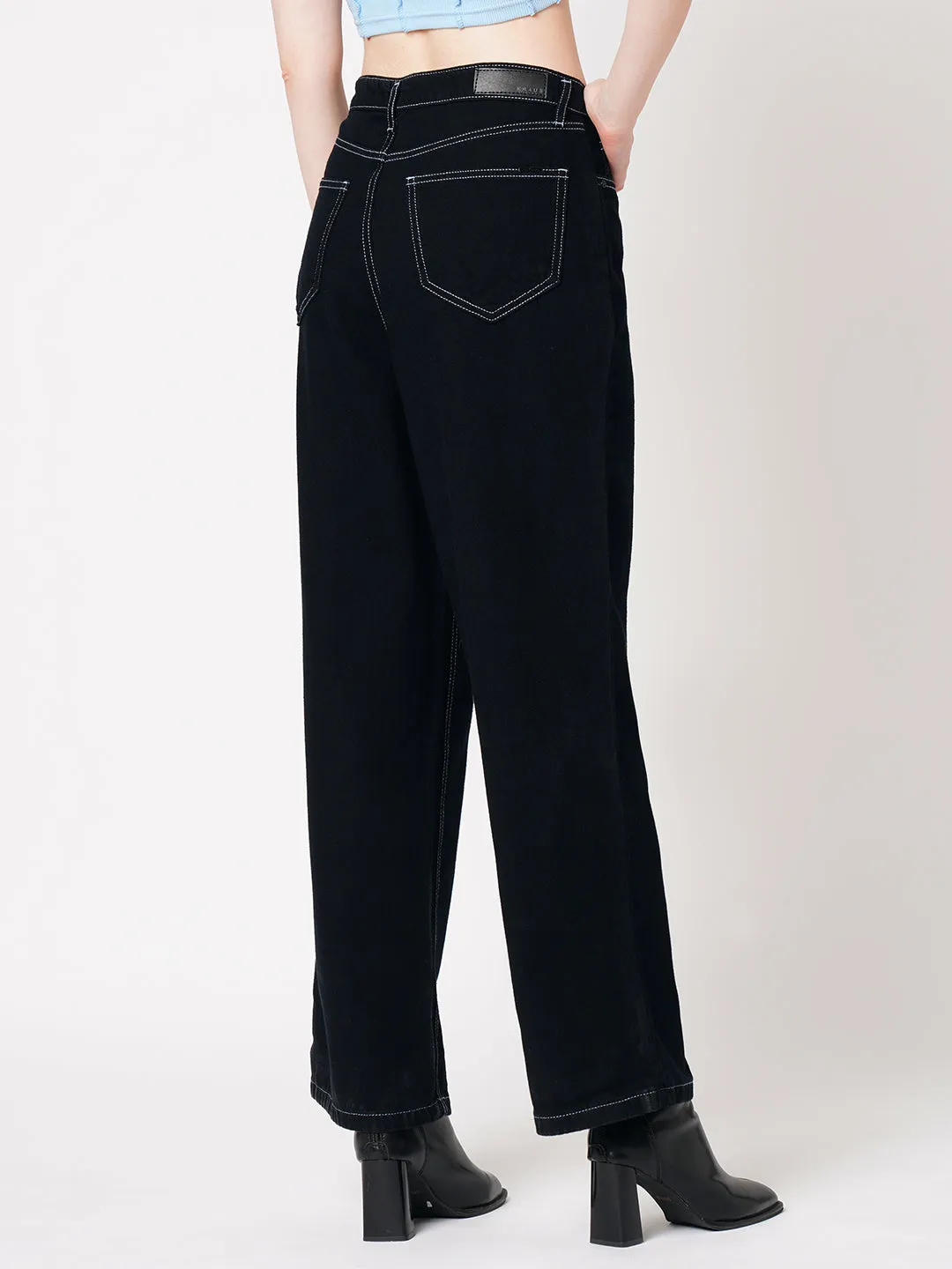 Women High-Rise Wide Leg Jeans