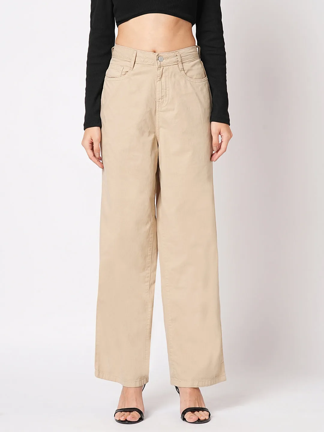 Women High-Rise Wide Leg Jeans